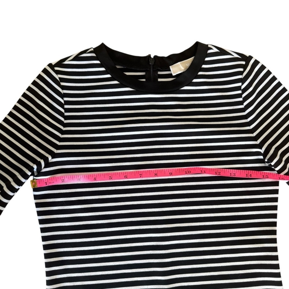 Michael Kors Black and White Sheath Mini Dress - Picture 4 of 9